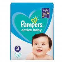 Scutece Pampers Active Baby 3 Small Pack 15 buc