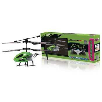 Helicopter Spirit 3+2 Channel RTF / Gyro Inside / With Lights Infrared Control Green
